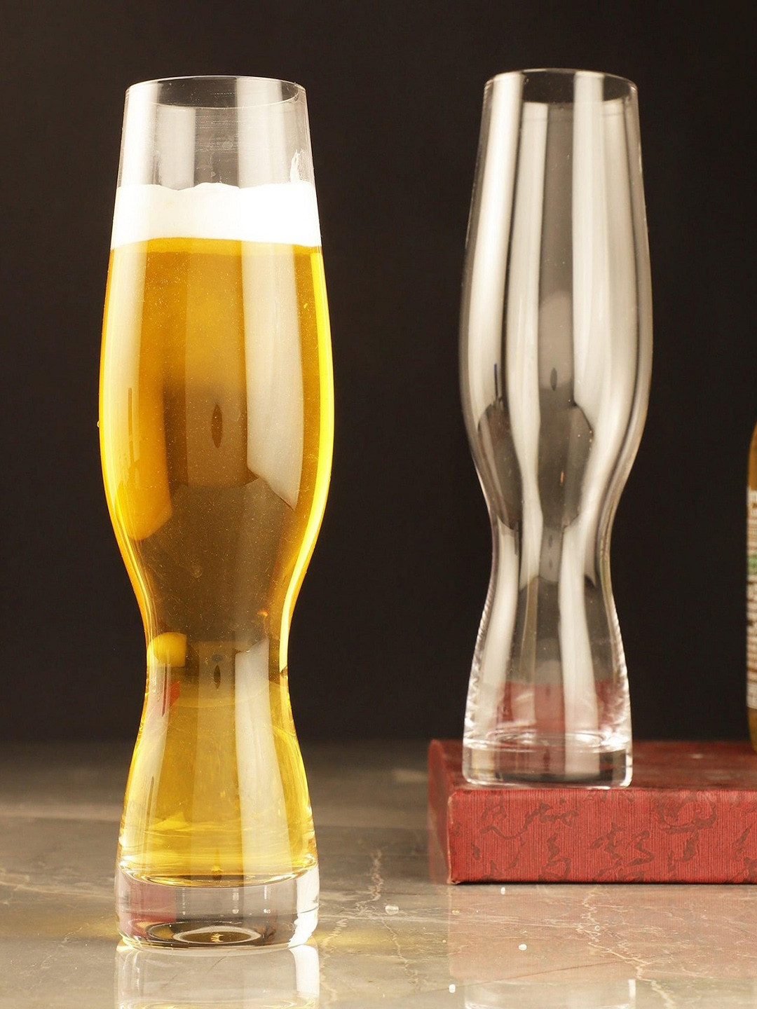 MELBIFY Craft Transparent 2-Pieces Beer Glass 500 ml