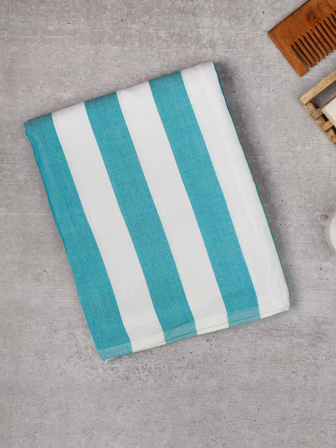 ZAHYA Green Bamboo Highly Absorbent Pure Cotton Bath Towel