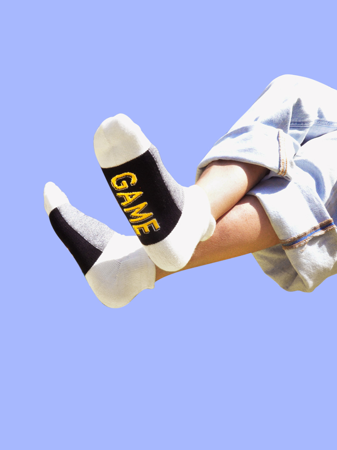 TalkingSox Pack Of 3 Patterned Odour Free Ankle-Length Socks