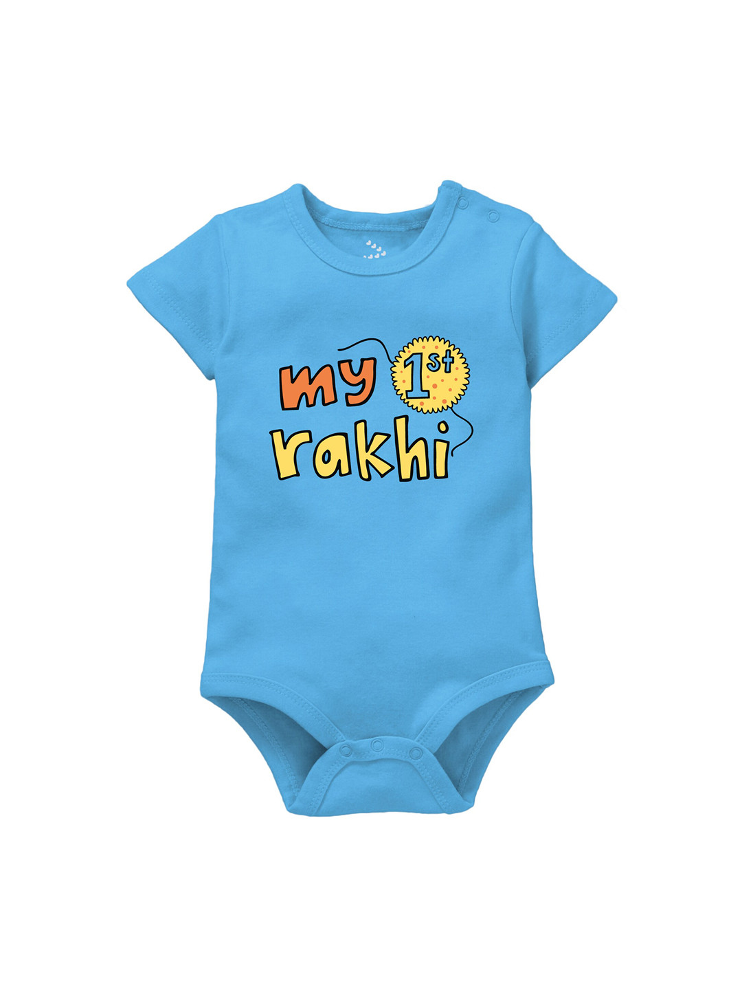 Infants First Rakhi Printed Cotton Bodysuit