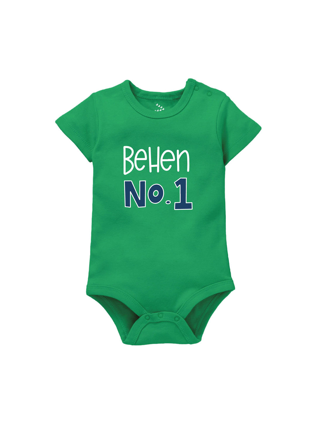 Zeezeezoo Infants Behen No 1 Printed Cotton Bodysuit