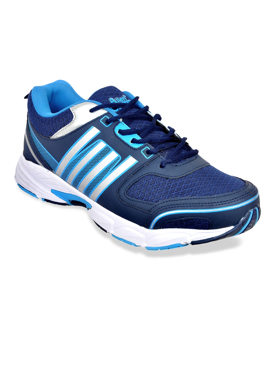 Buy Allen Cooper Men Navy Blue Running Shoes Sports Shoes for
