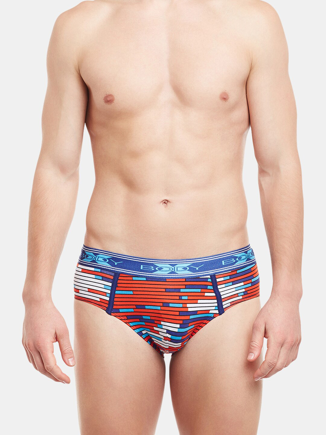 BODYX Abstract Printed Low-Rise Basic Briefs VAN-BX01B-PRINT-3-XL