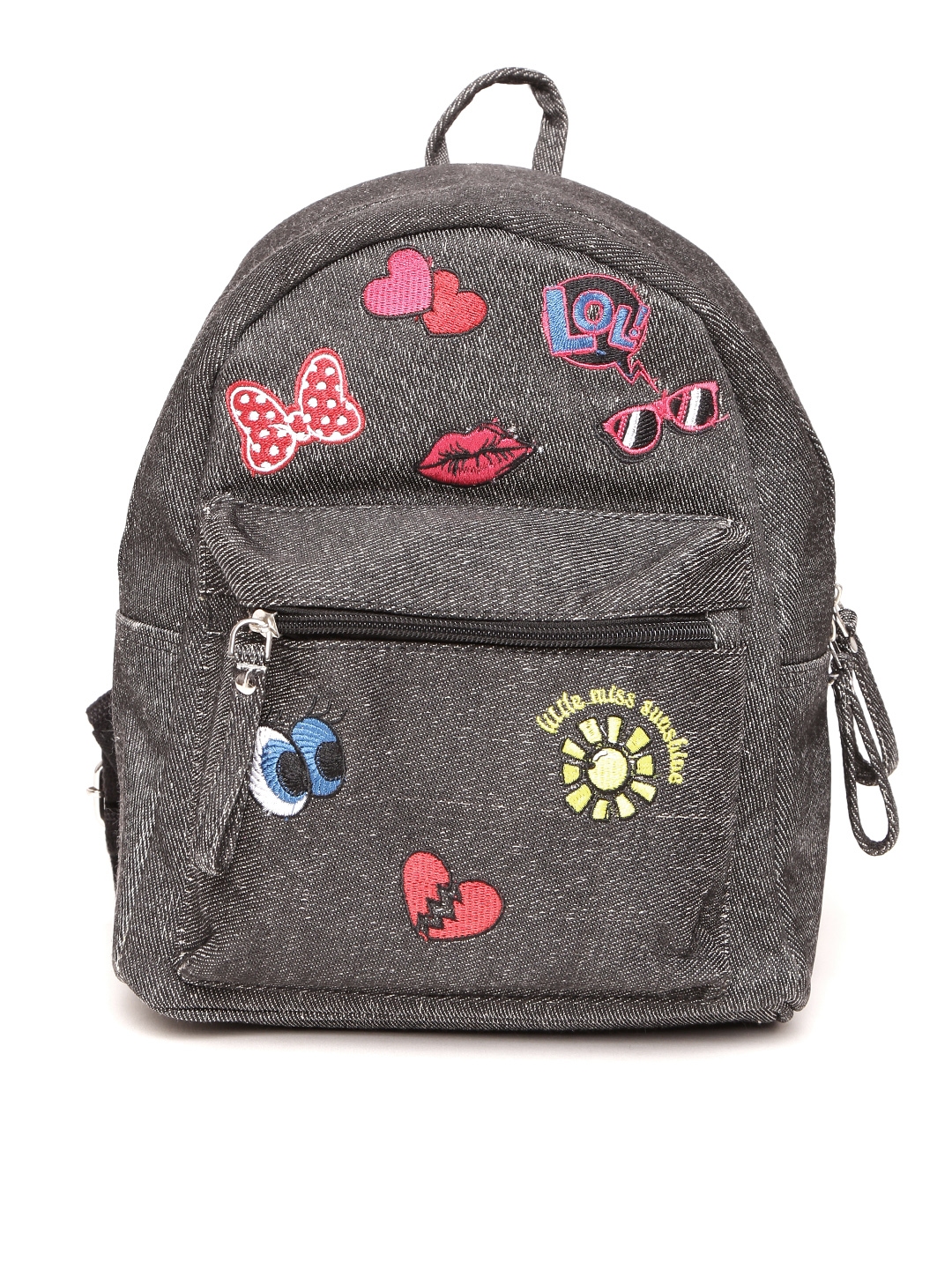 Buy Kanvas Katha Women Charcoal Grey Embroidered Backpack Backpacks for Women 2410953 Myntra