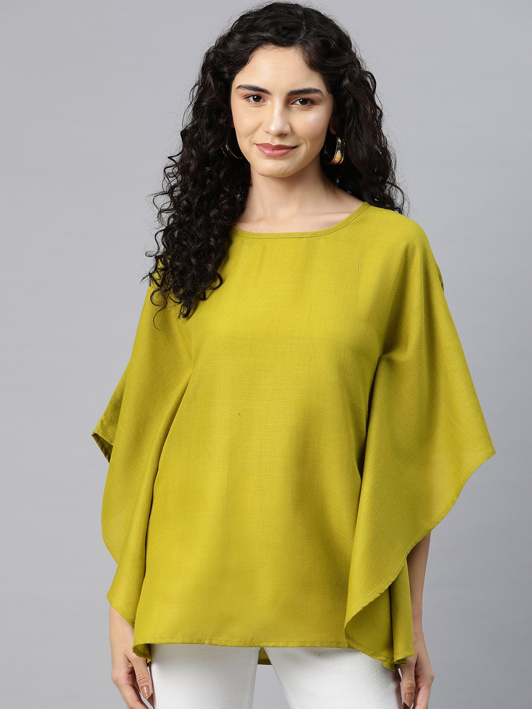 Cottinfab Kimono Sleeve Kaftan Top