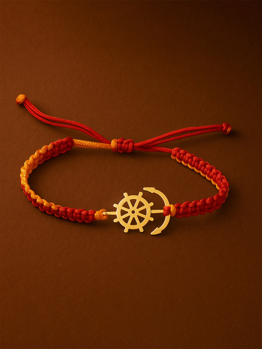 MINUTIAE Anchor Symbol Mantra Charm Rakhi