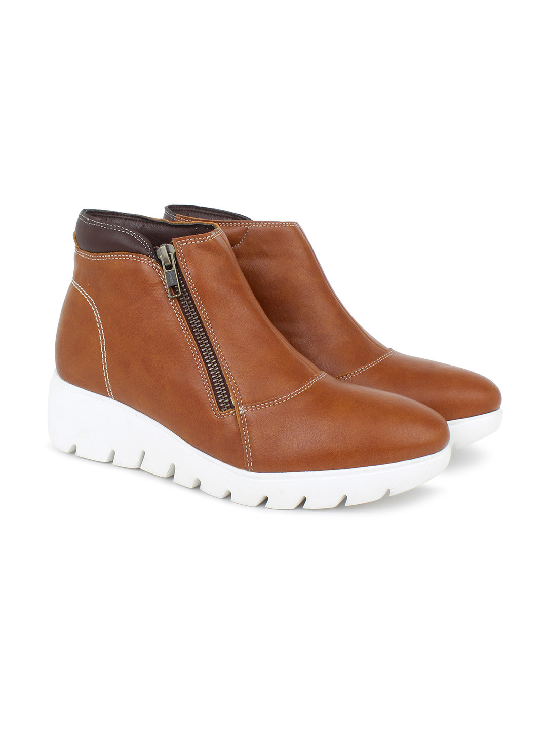 PEPITOES Women Heeled Mid-Top Regular Boots