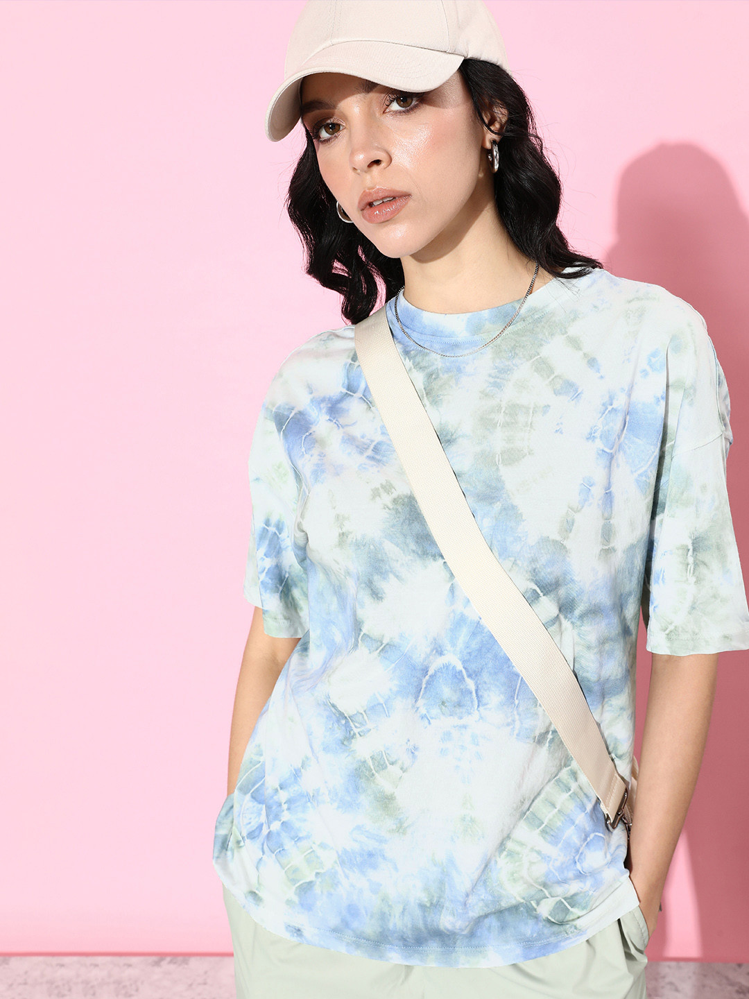 The Roadster Life Co. Pure Cotton Frosty Winters-Tie & Dye, Ombre Casual T-shirt