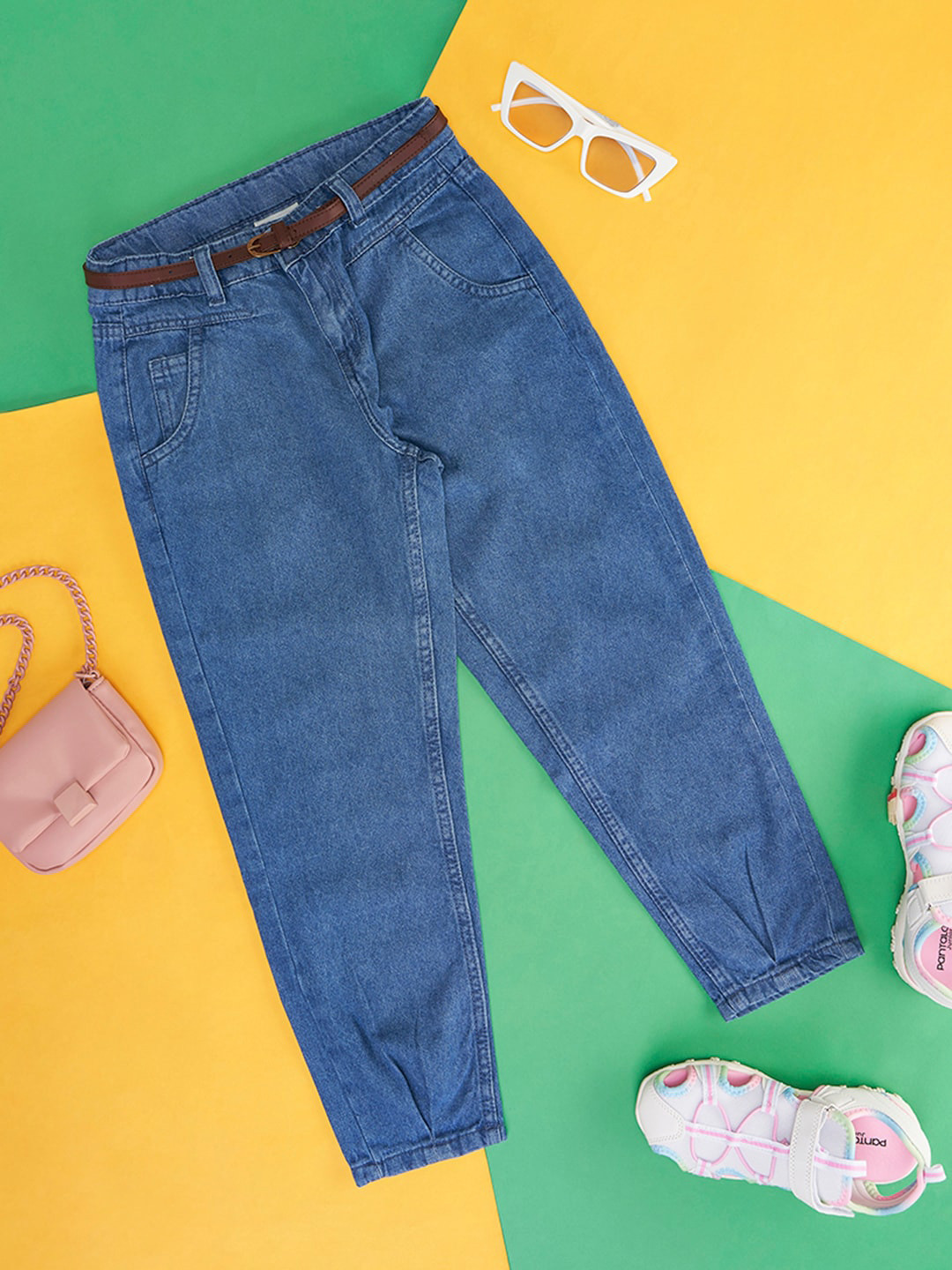 Pantaloons Junior Girls Clean Look Cotton Jeans