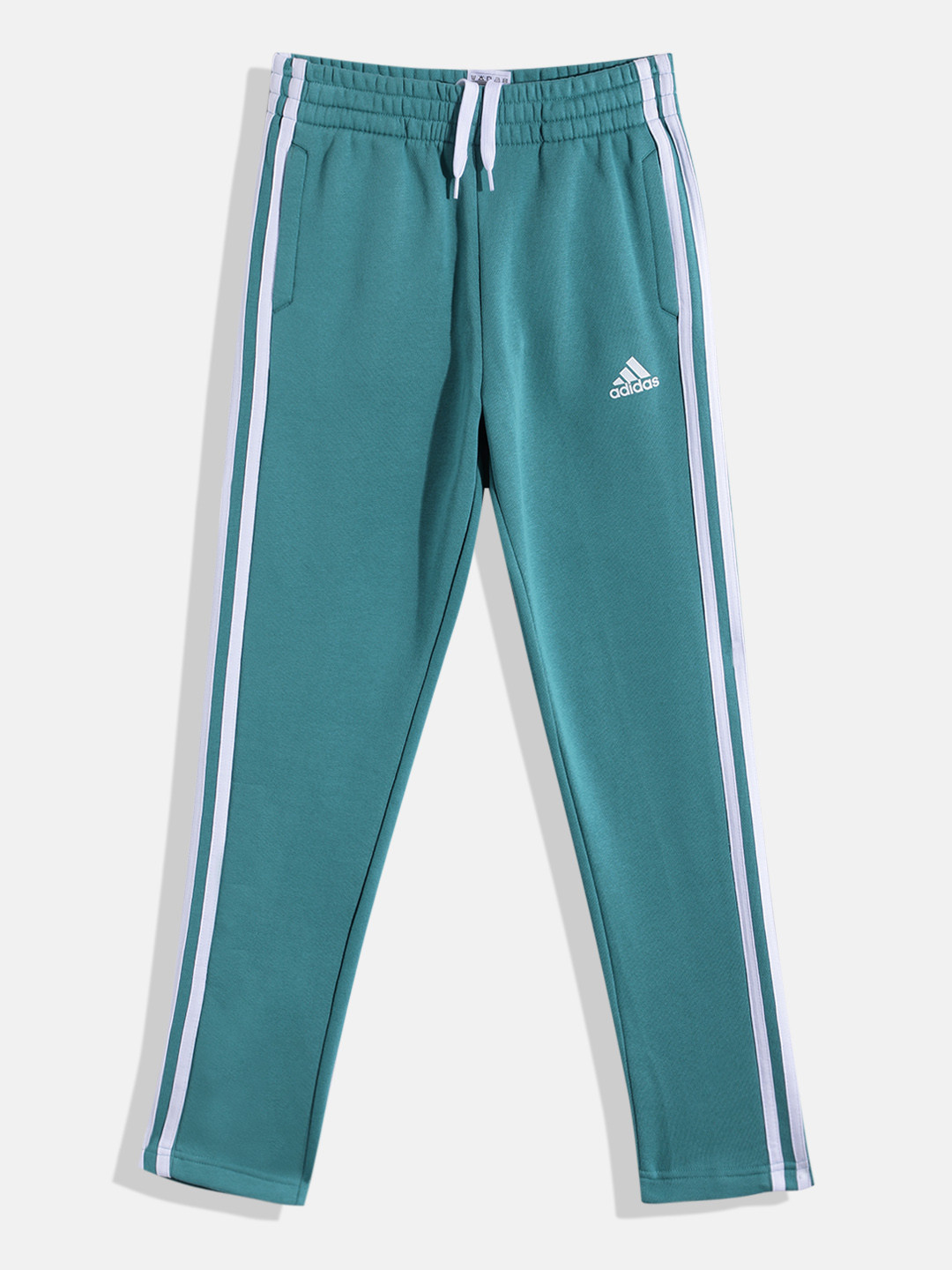 ADIDAS Boys FLEECE 3S PAN Side Striped Track Pants