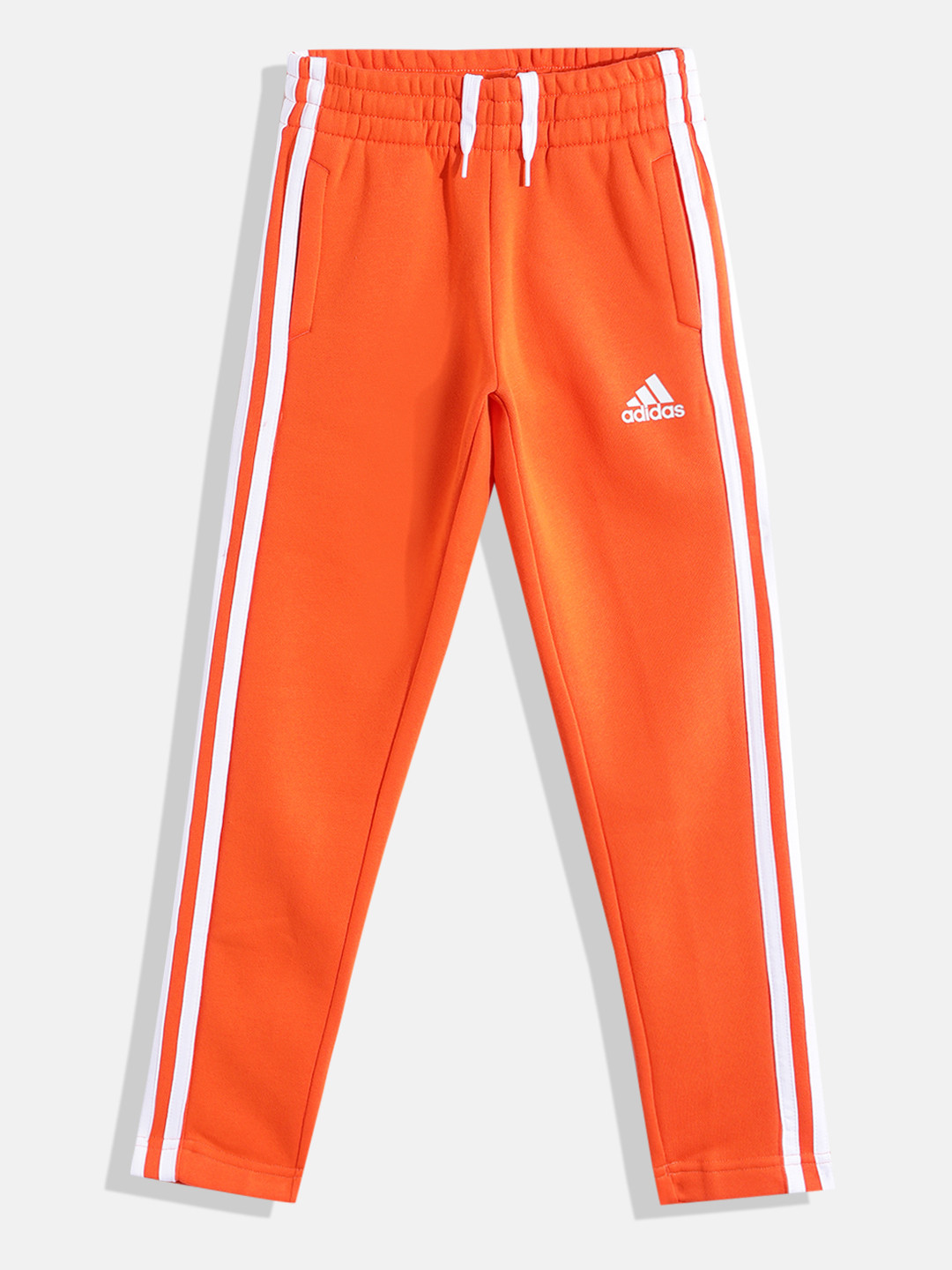 ADIDAS Boys FLEECE 3S PAN Side Striped Track Pants