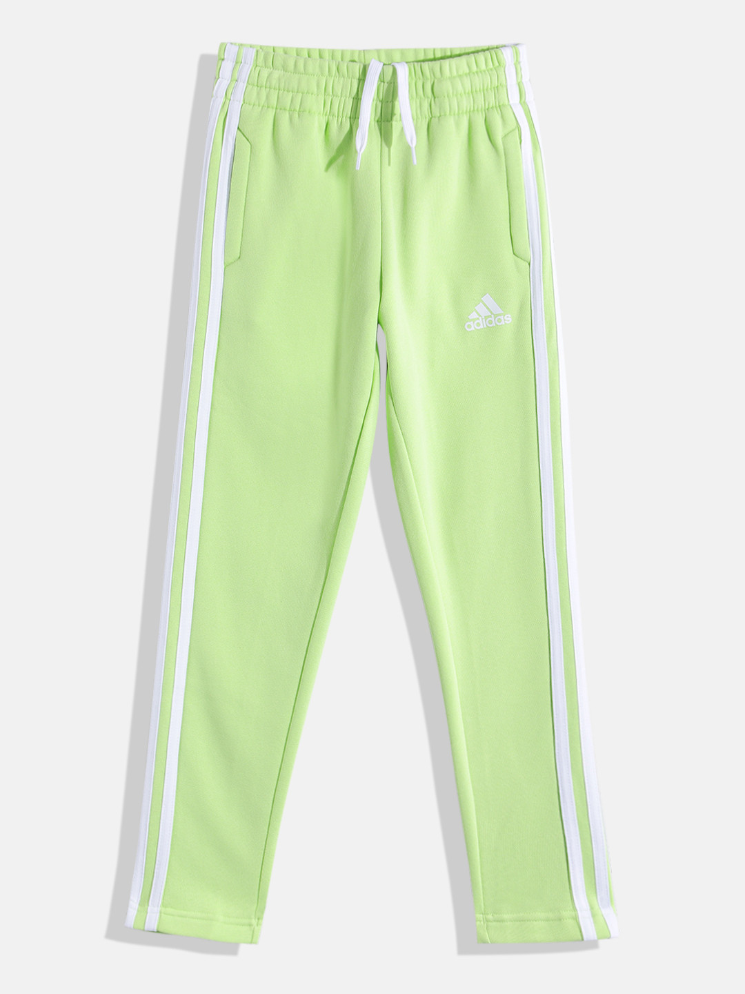 ADIDAS Boys FLEECE 3S PAN Side Striped Track Pants