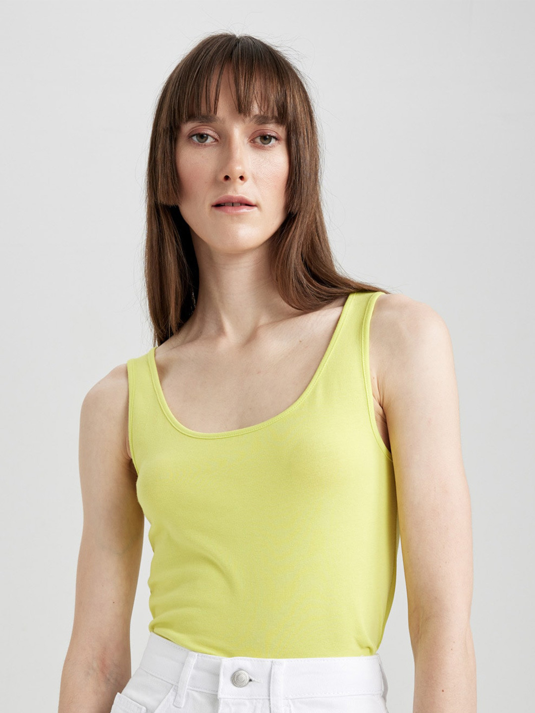 DeFacto Scoop Neck Tank Top