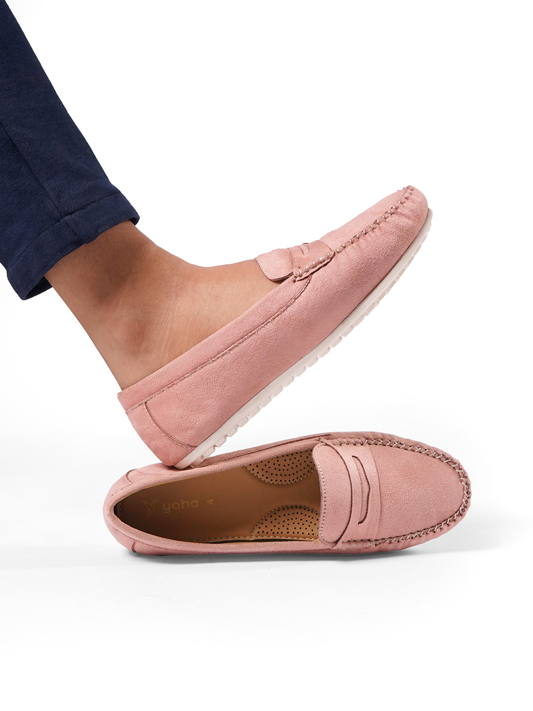 yoho Women Flexible Anti-Skid Penny Loafers