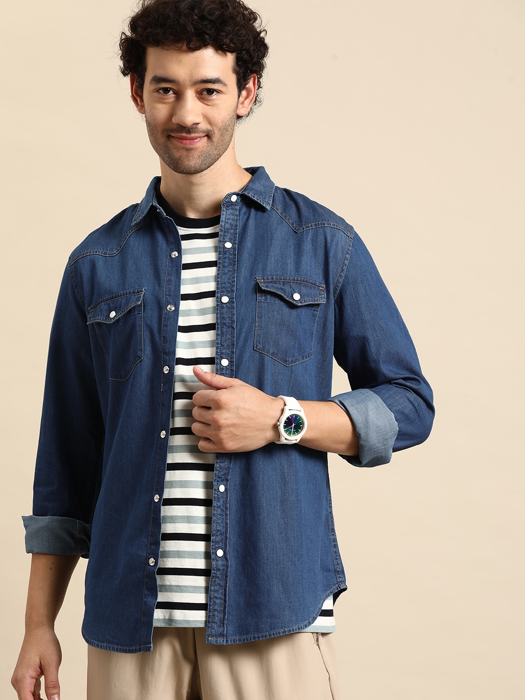 United colors of clearance benetton denim shirts