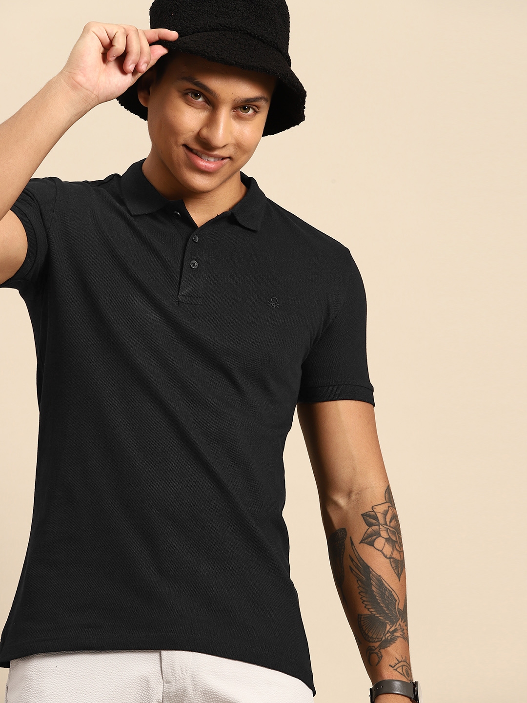 Benetton mens cheap polo shirts