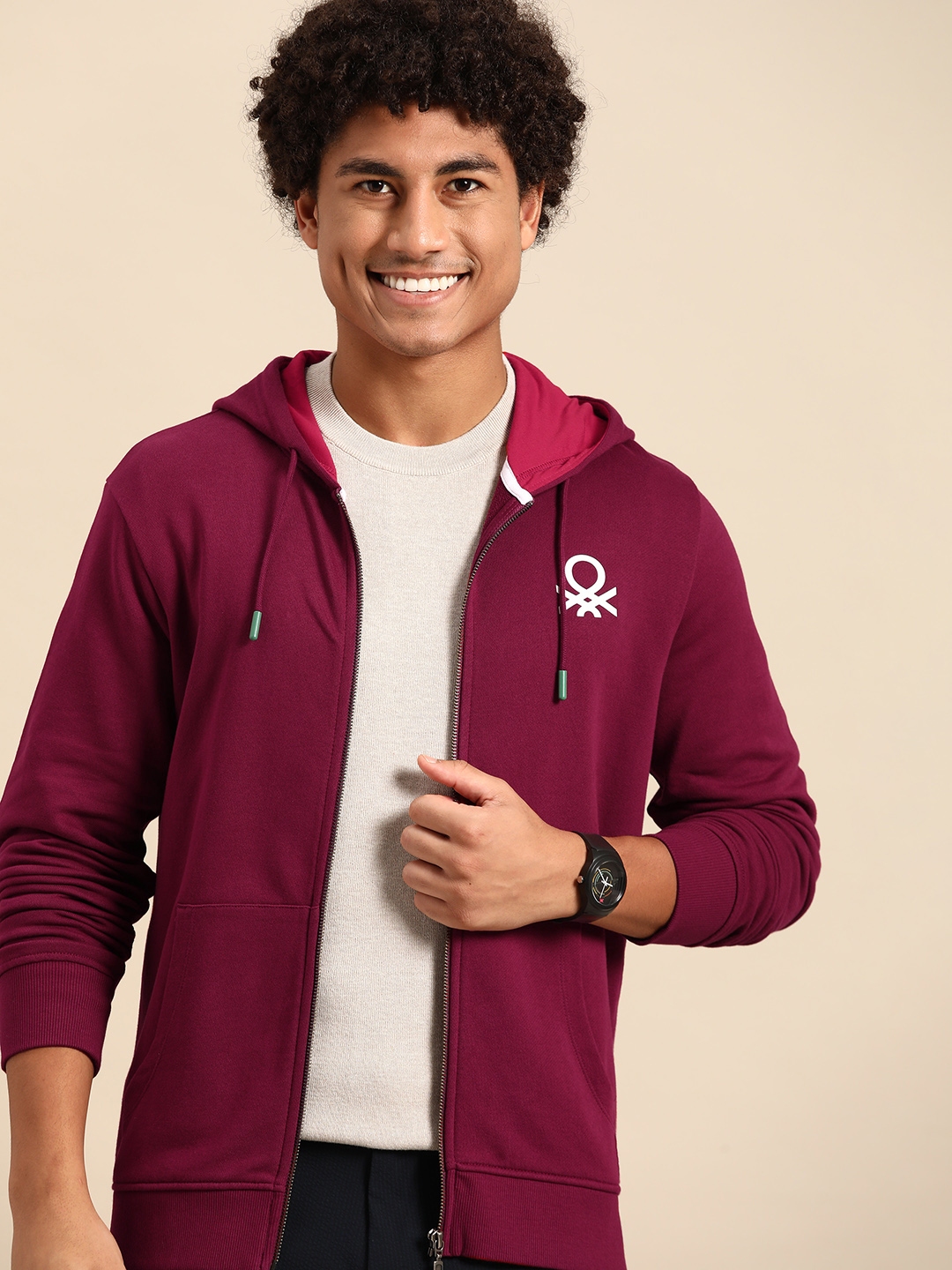 United colors of benetton hoodie cheap