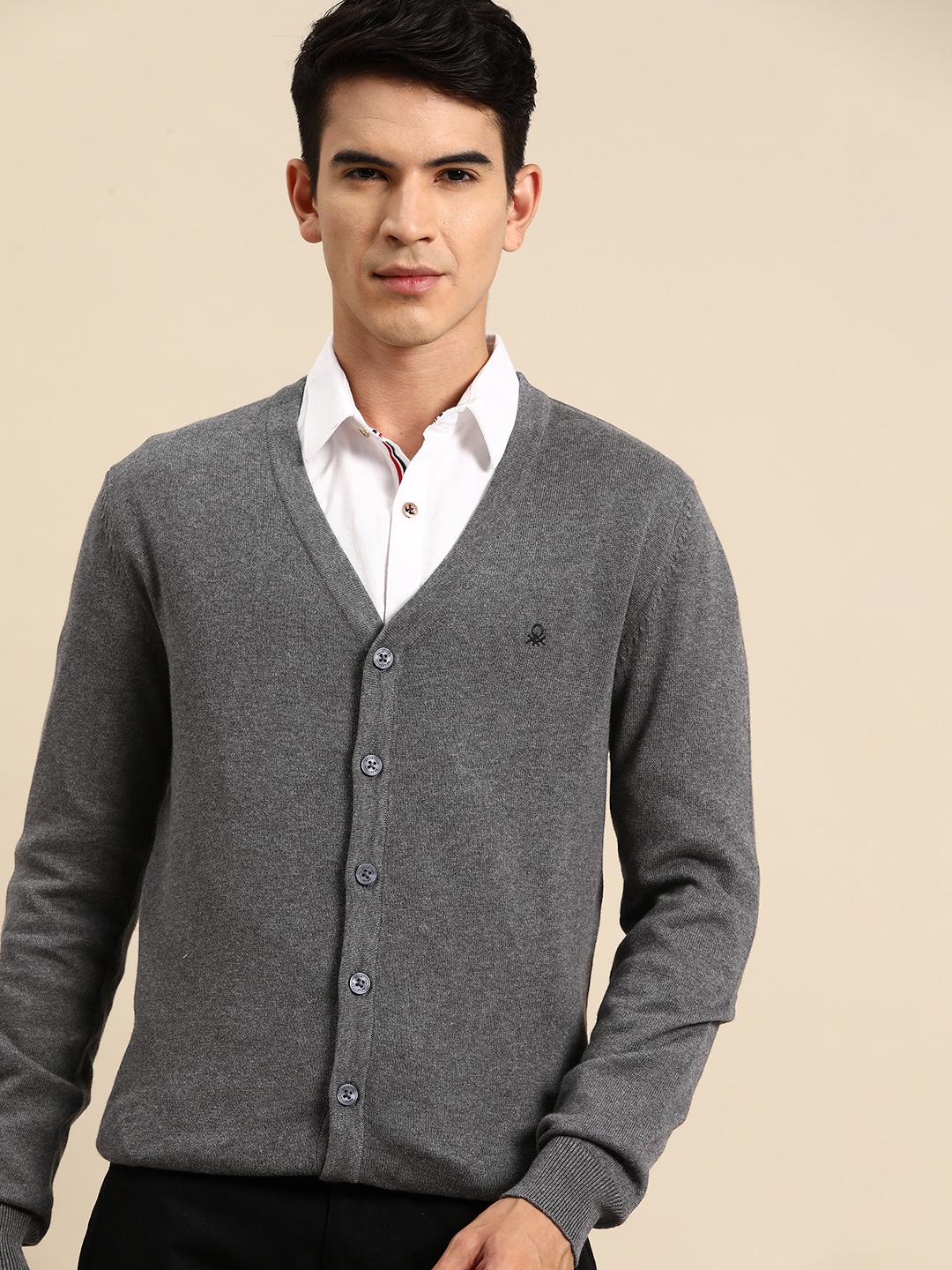 United colors of outlet benetton men's woolen sweater