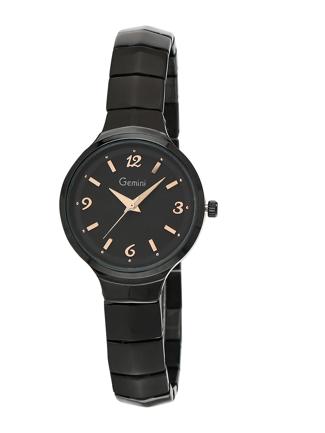 GEMINI Women Dial & Stainless Steel Bracelet Style Straps Analogue Watch BNS 1122NM01