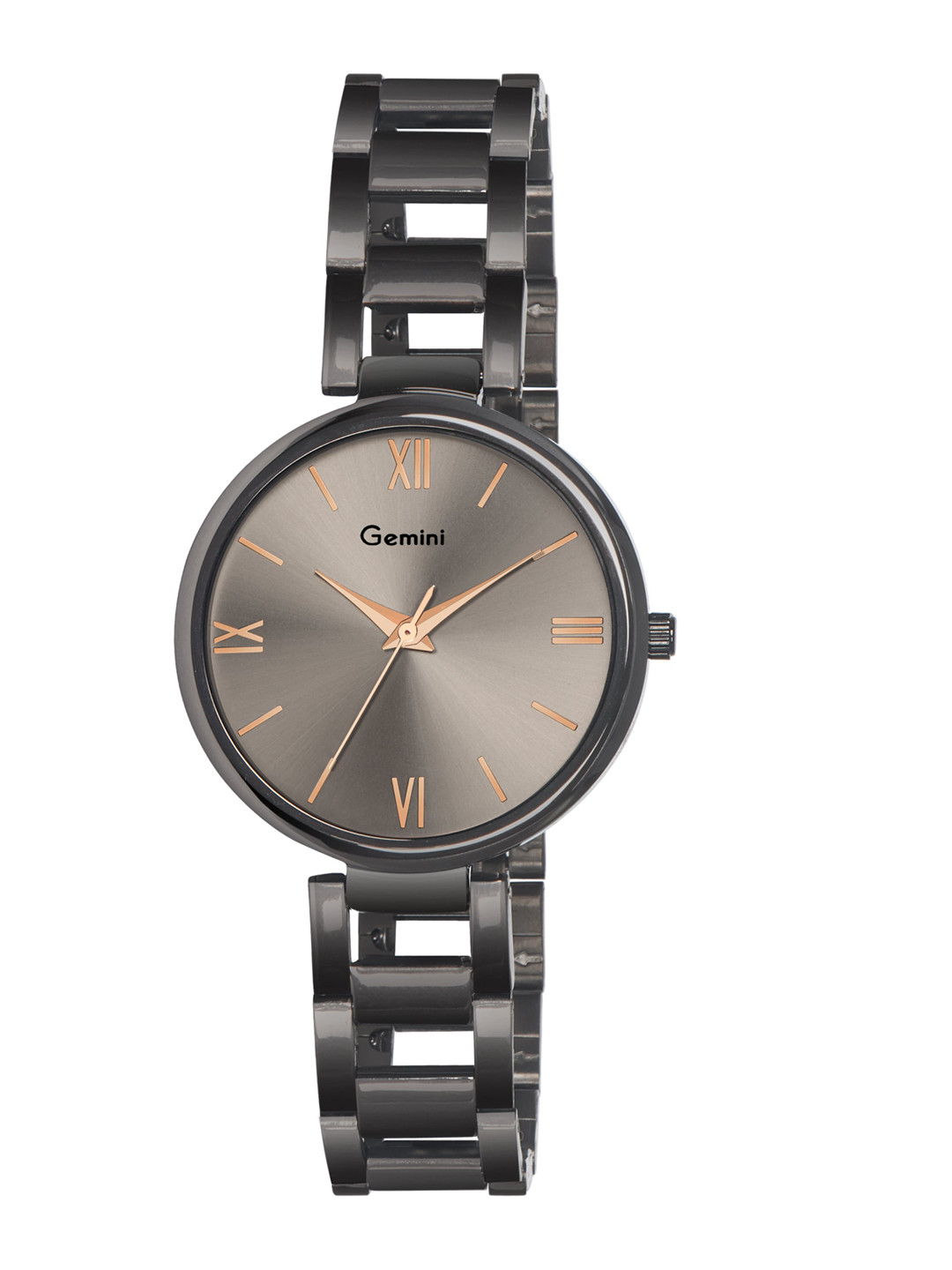 GEMINI Men Round Dial & Stainless Steel Straps Analogue Watch 2480GM01