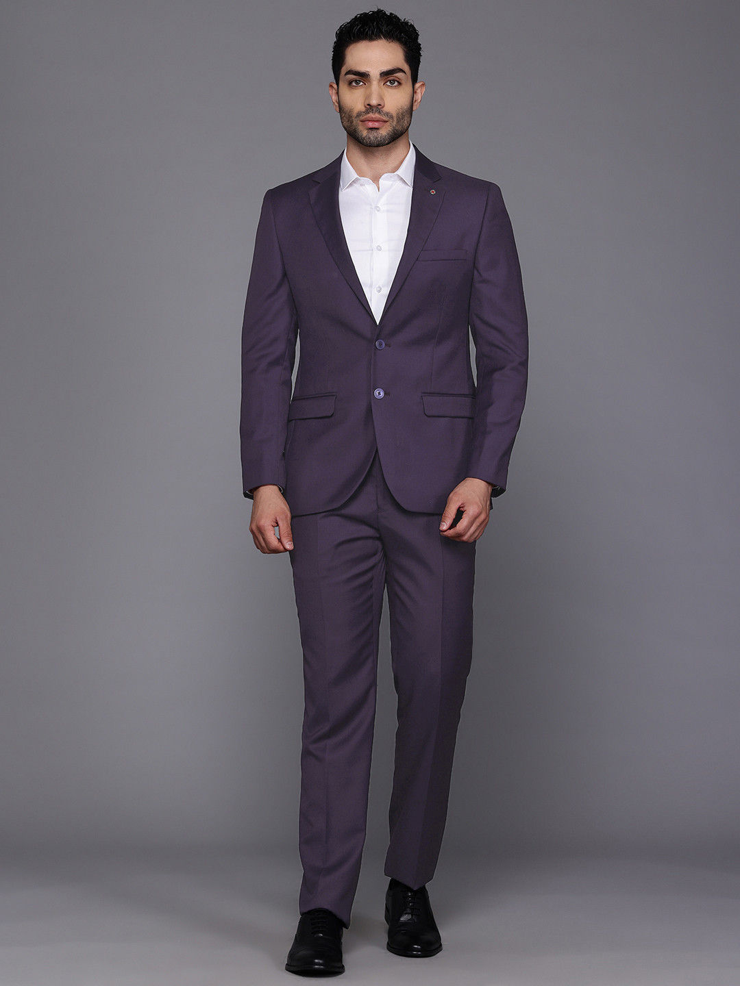Raymond Technosmart Contemporary Fit Single-Breasted 2-Piece Formal Suit