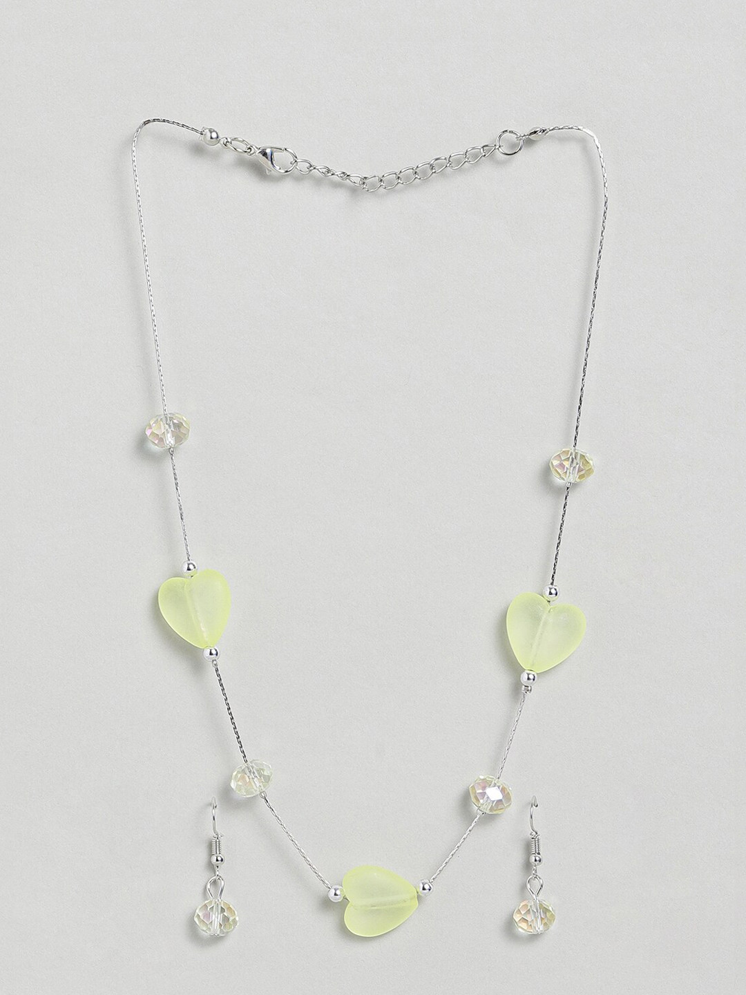 EL REGALO Artificial Stones Earrings & Necklace Set