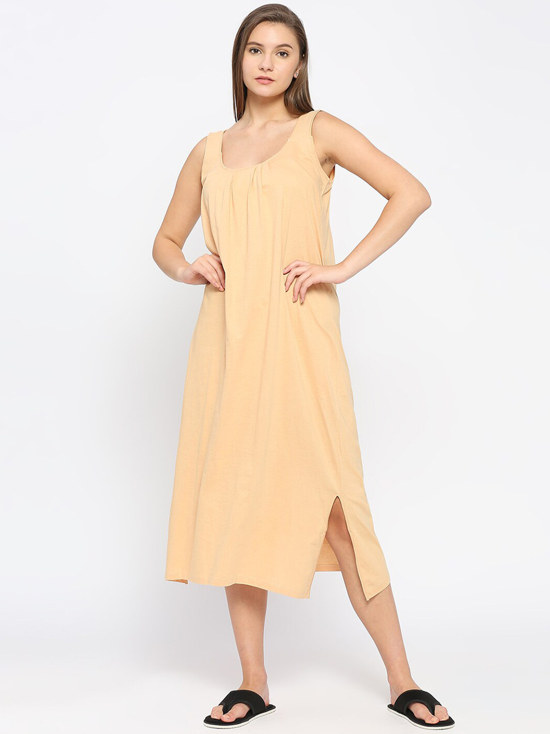 RedRose Cotton Nighty Longline Slip