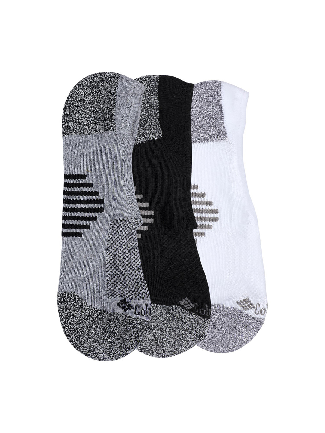 Columbia Men Pack Of 3 Eclps Lnr-Acc Str Shoe Liners Socks