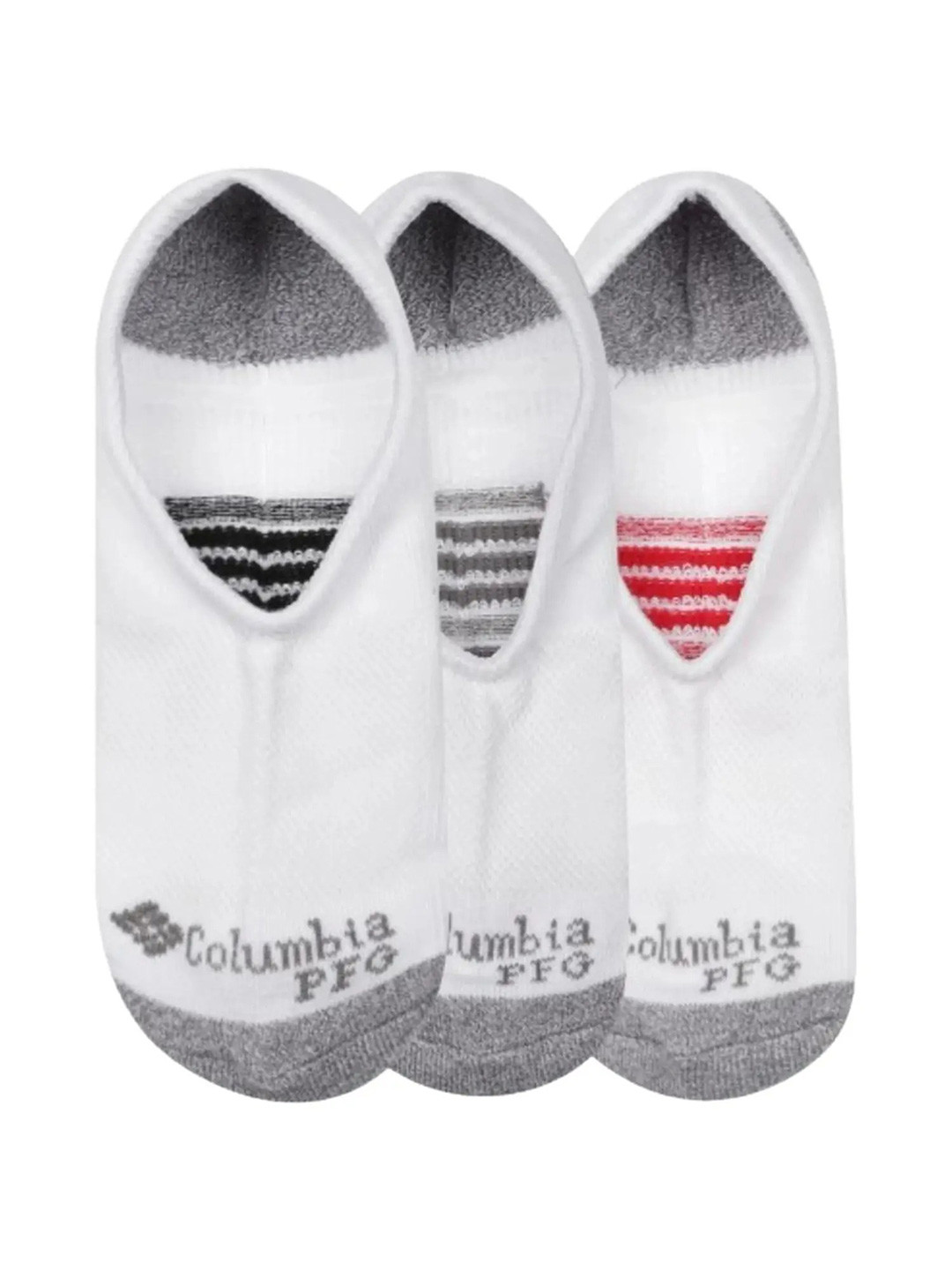 Columbia Set Of 3 Striped Shoeliner Socks