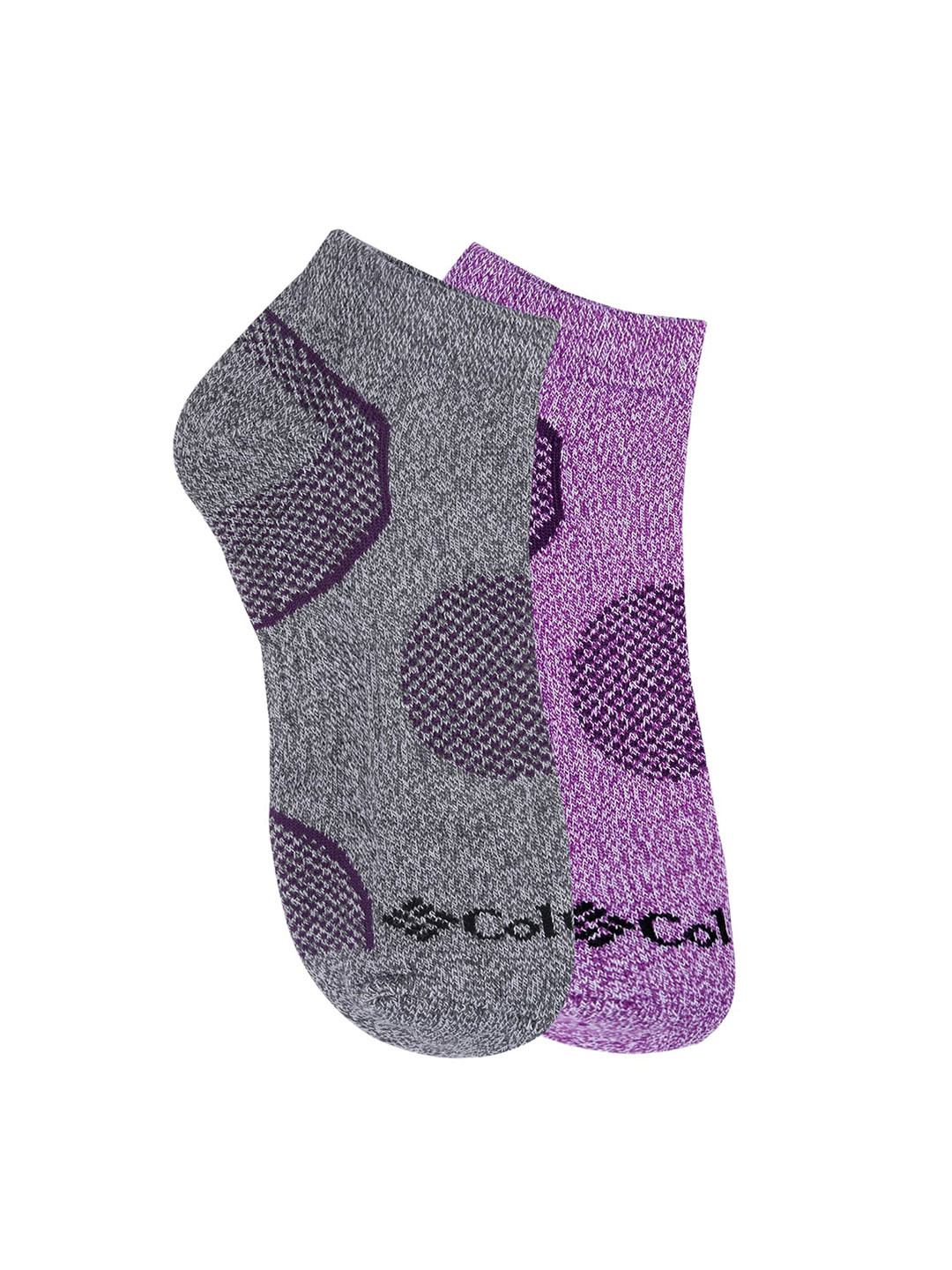 Columbia Women Pack Of 2 Bal Pt Walk Locut Ankle-Length Socks