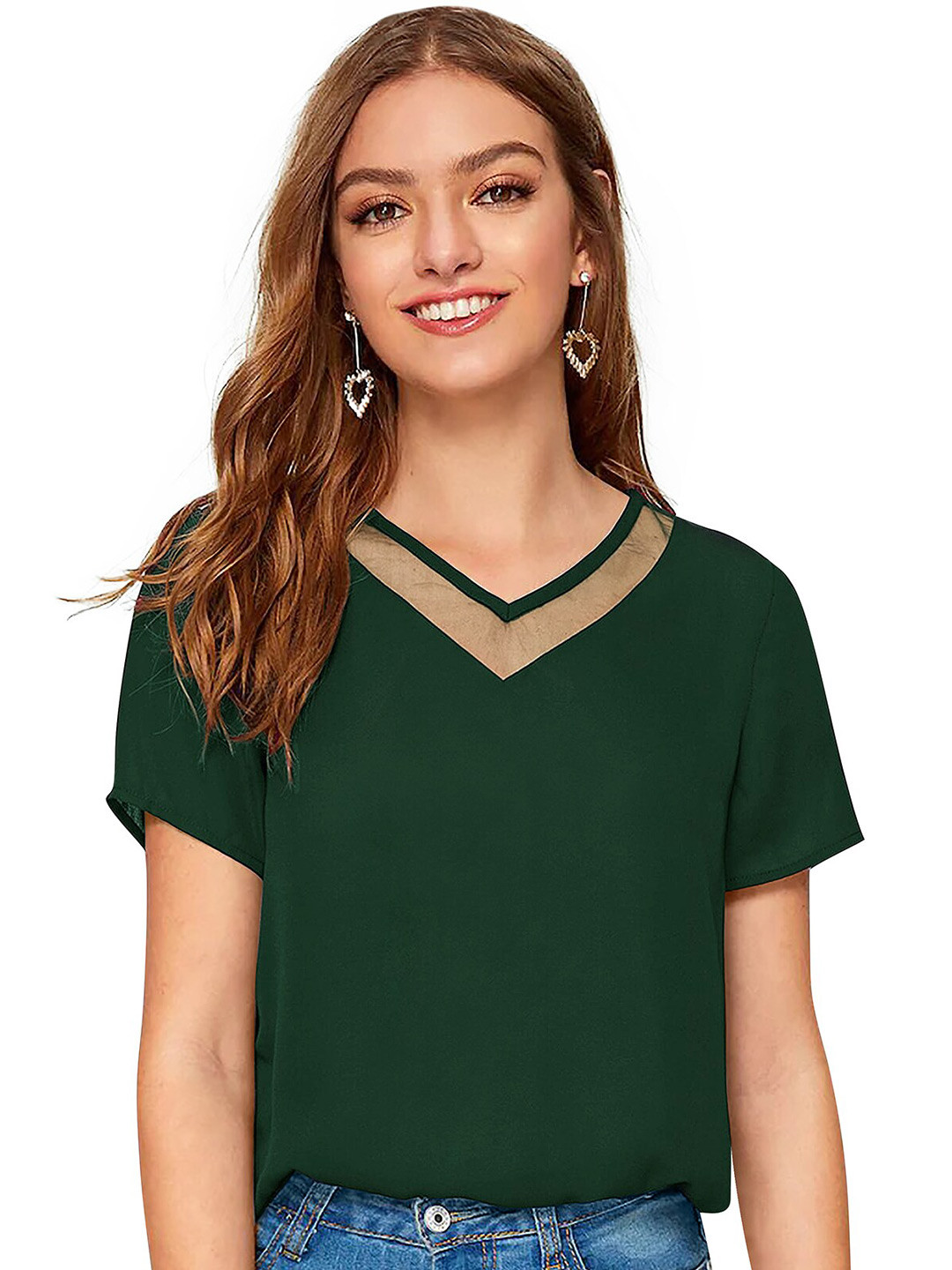 BAESD V-neck Boxy Top