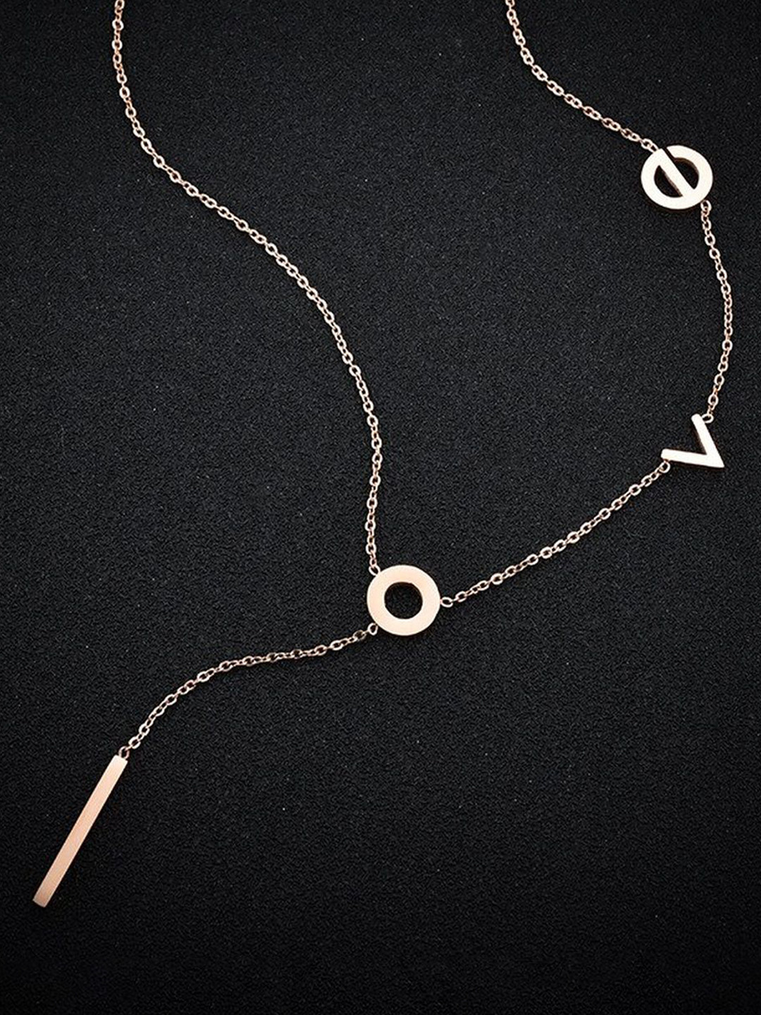 ZIVOM Rose Gold-Plated Necklace