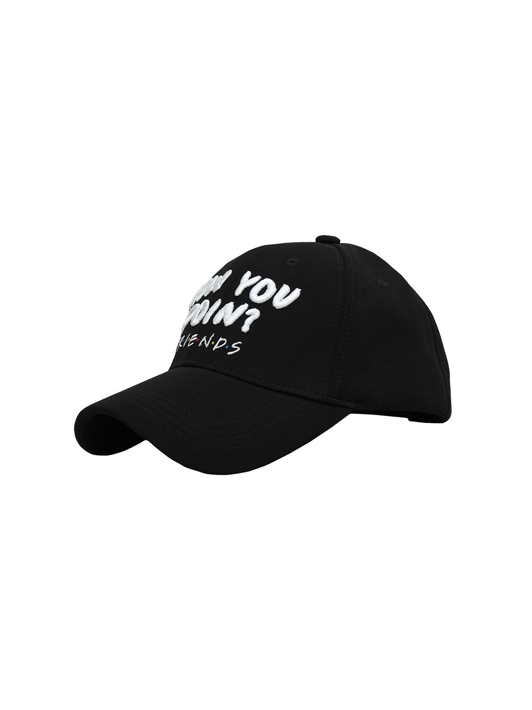 Socksxpress F.R.I.E.N.D.S Series Pack of 1 Embroidered Black Women Baseball Cap