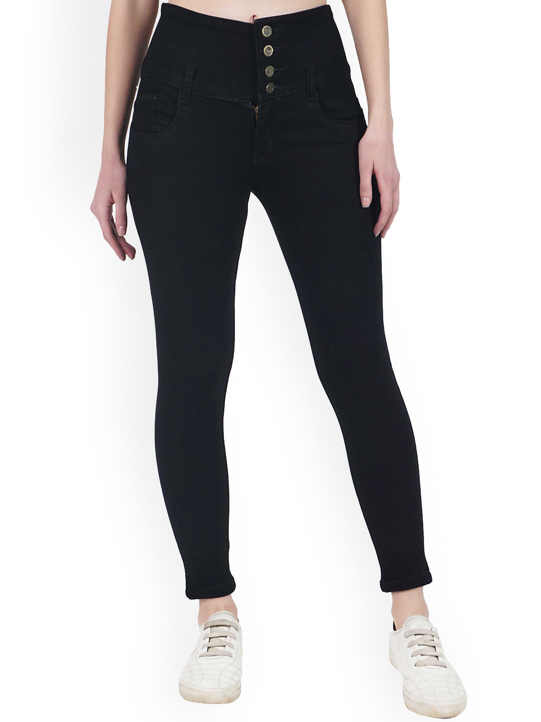 MM-21 Women Skinny Fit High-Rise Clean Look  Stretchable Jeans