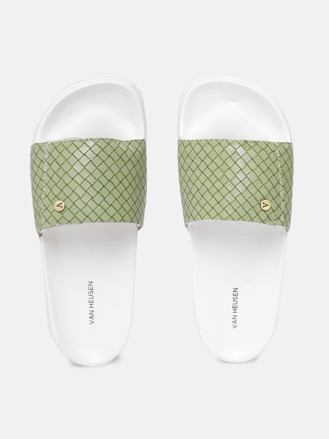 Van Heusen Woman Basket Weave Textured Sliders