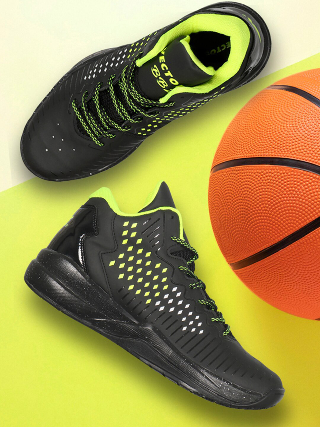 VECTOR X Unisex Printed Basketball Shoes