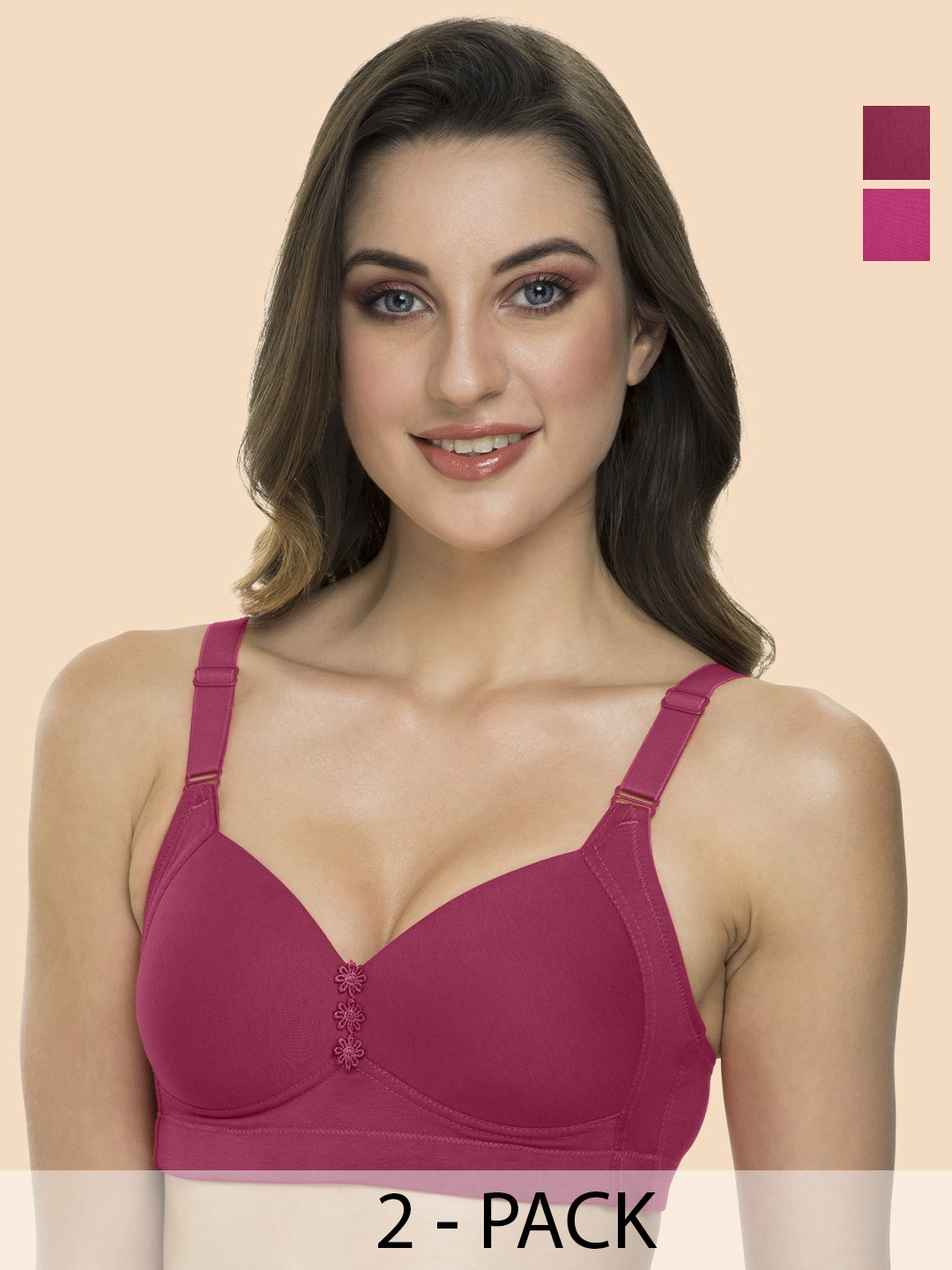 Tweens Purple Bra Full Coverage Lightly Padded