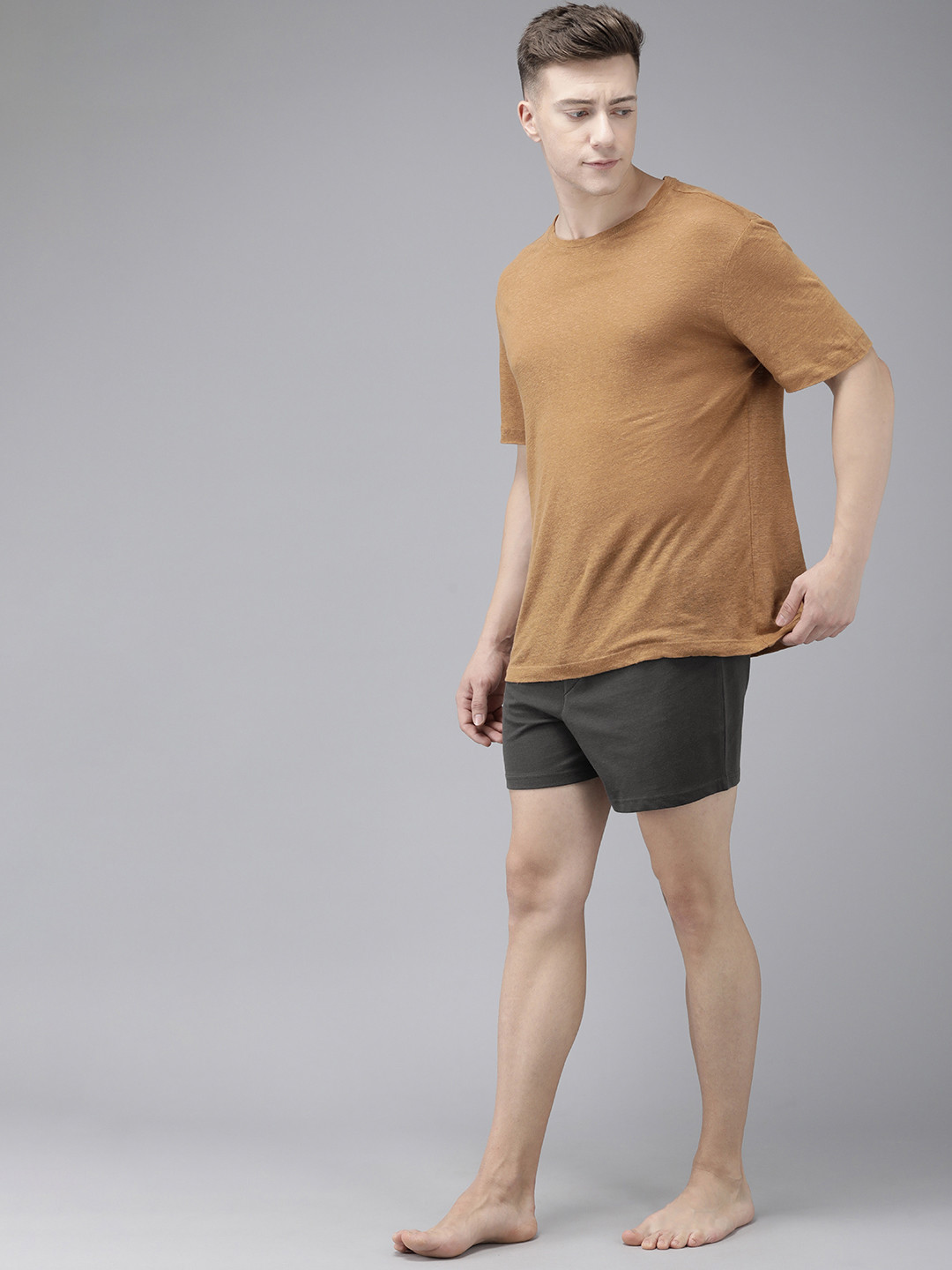 Roadster Men Solid Boxers RD23MKSSHELG00814