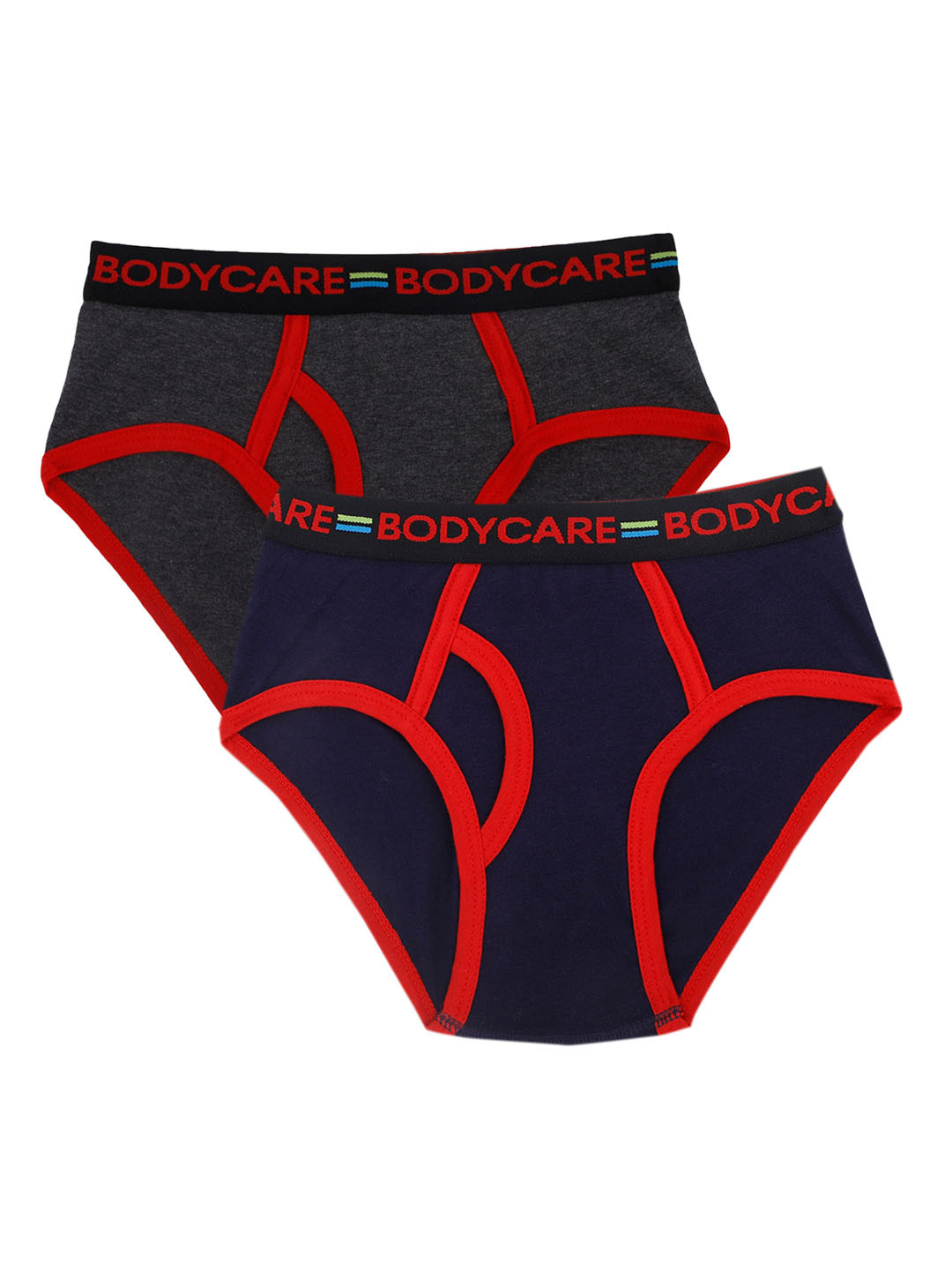 Bodycare Boys Pack of 2 Self-designed Cotton Basic Briefs KGA2065NCM-PK001