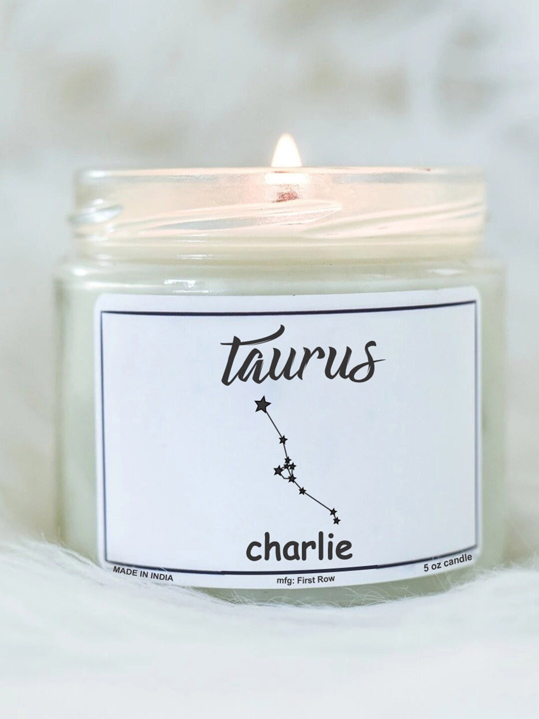 Aromatic Fables Taurus Sun Sign Scented 1 Wick Charlie Solid Round Regular Jar Candles