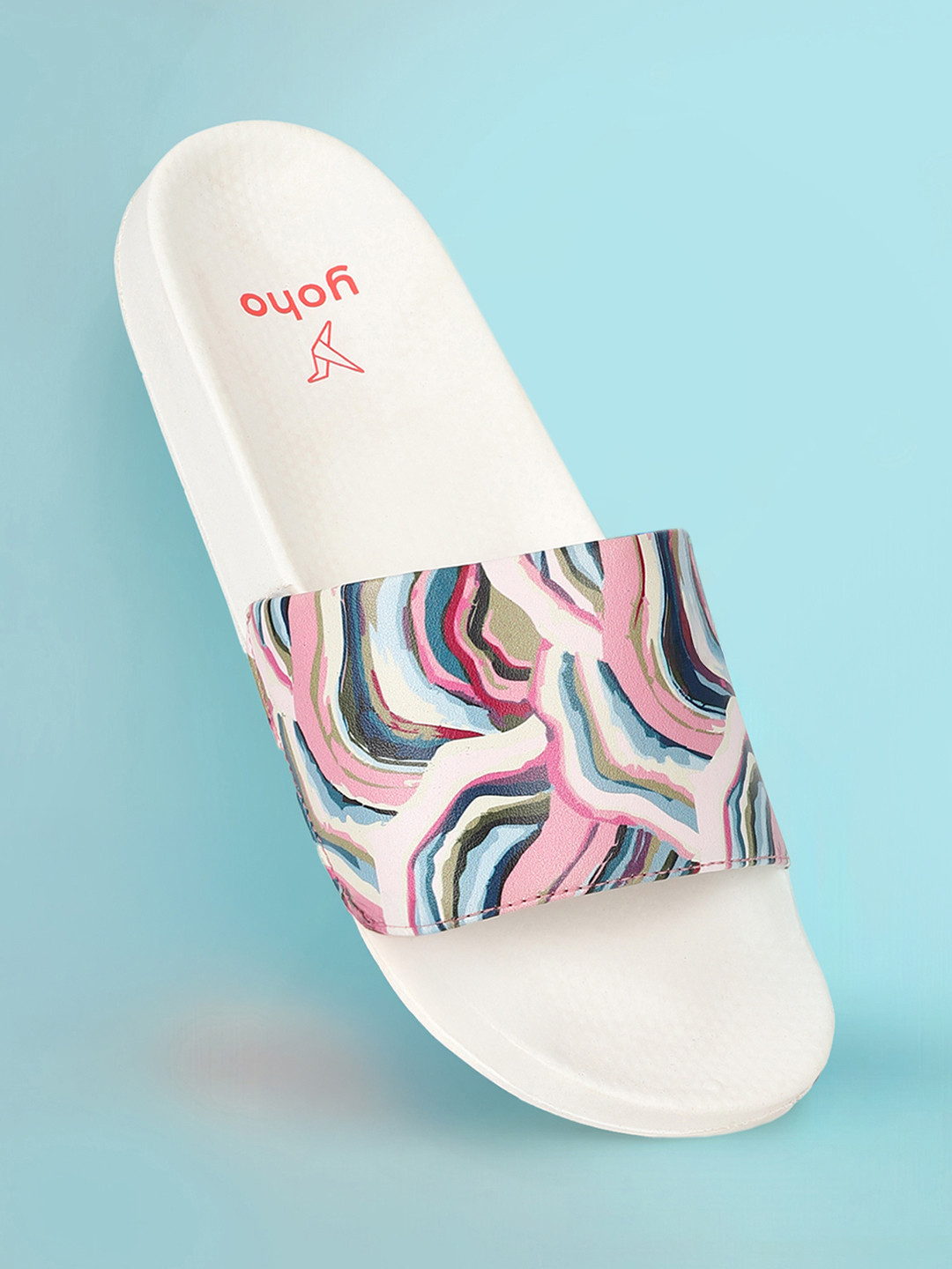 yoho Women Printed Skin Friendly Rubber Sliders