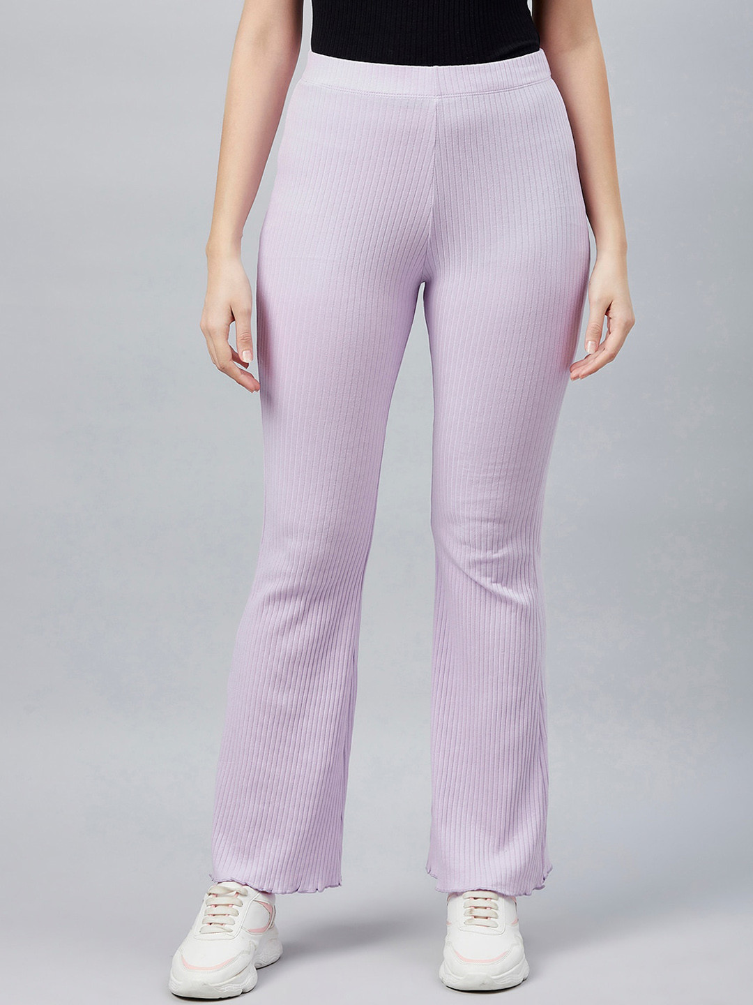 Blinkin Women Slim-Fit Flared Trousers
