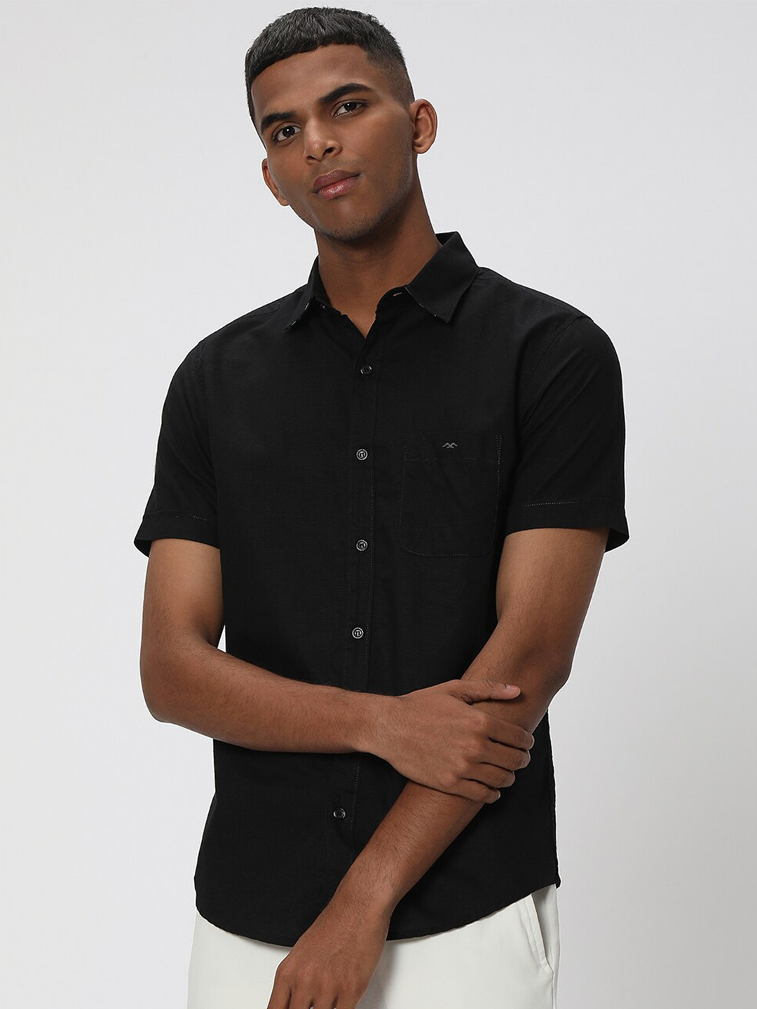 Mufti Slim Fit Pure Cotton Casual Shirt