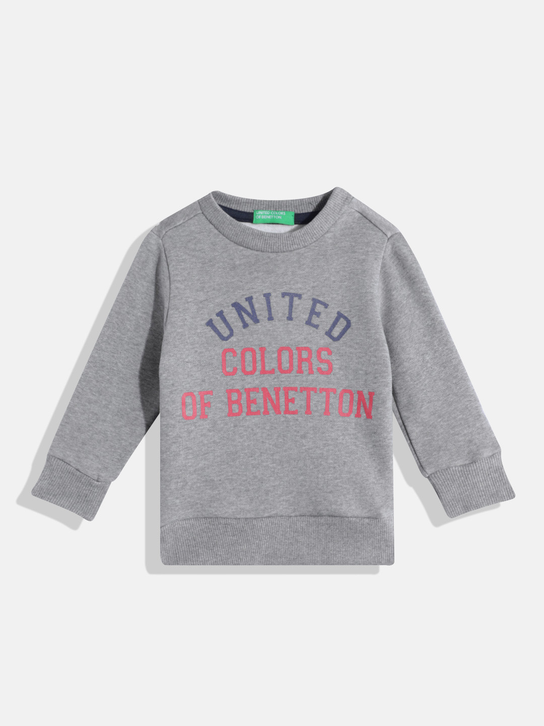 United Colors of Benetton Boys Brand Logo Printed Sweatshirt