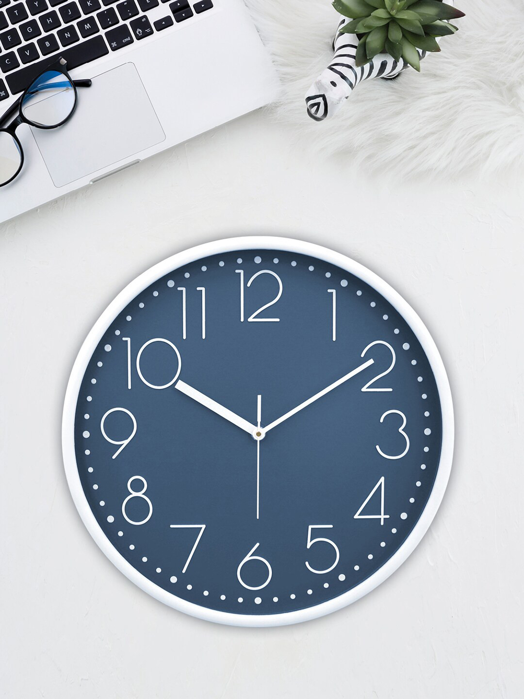 RANDOM Purple Contemporary Wall Clock