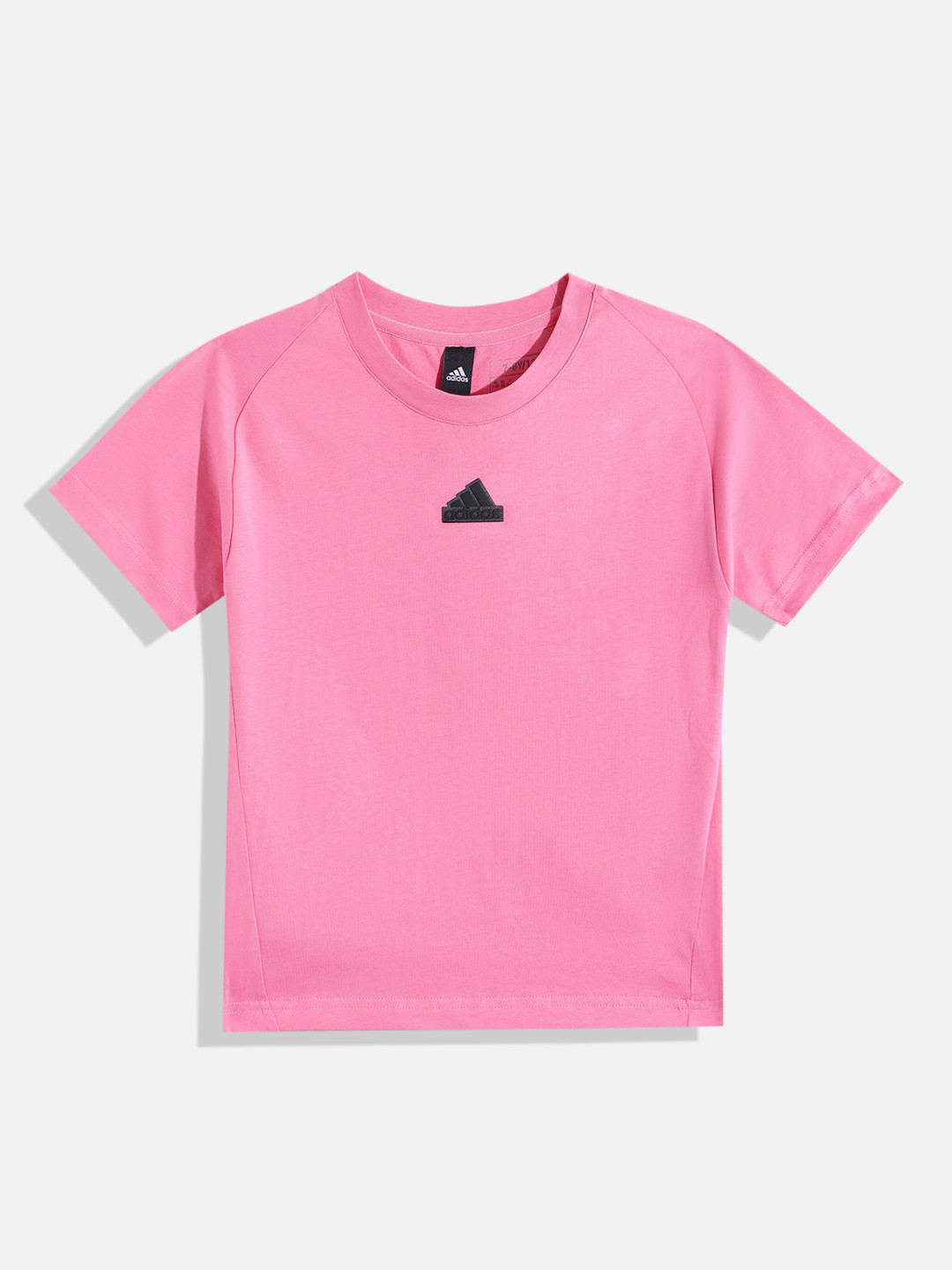 ADIDAS Kids Pure Cotton Brand Logo Detail Z.N.E. T-shirt
