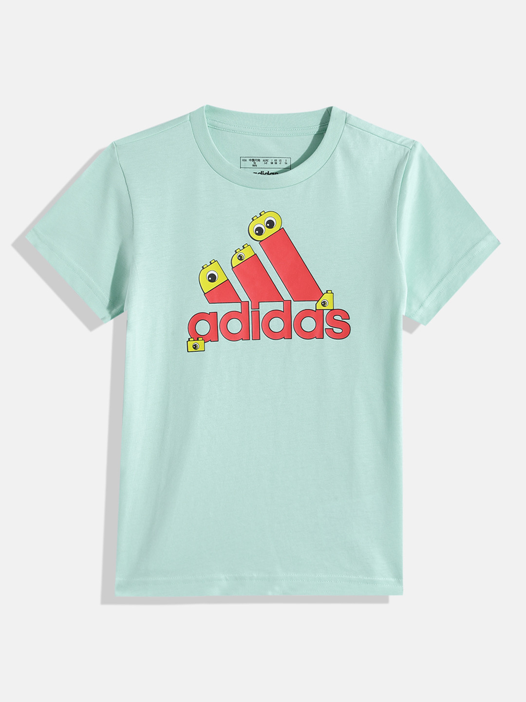 ADIDAS Kids Cotton Brand Logo Printed I LEGO GT T-shirt