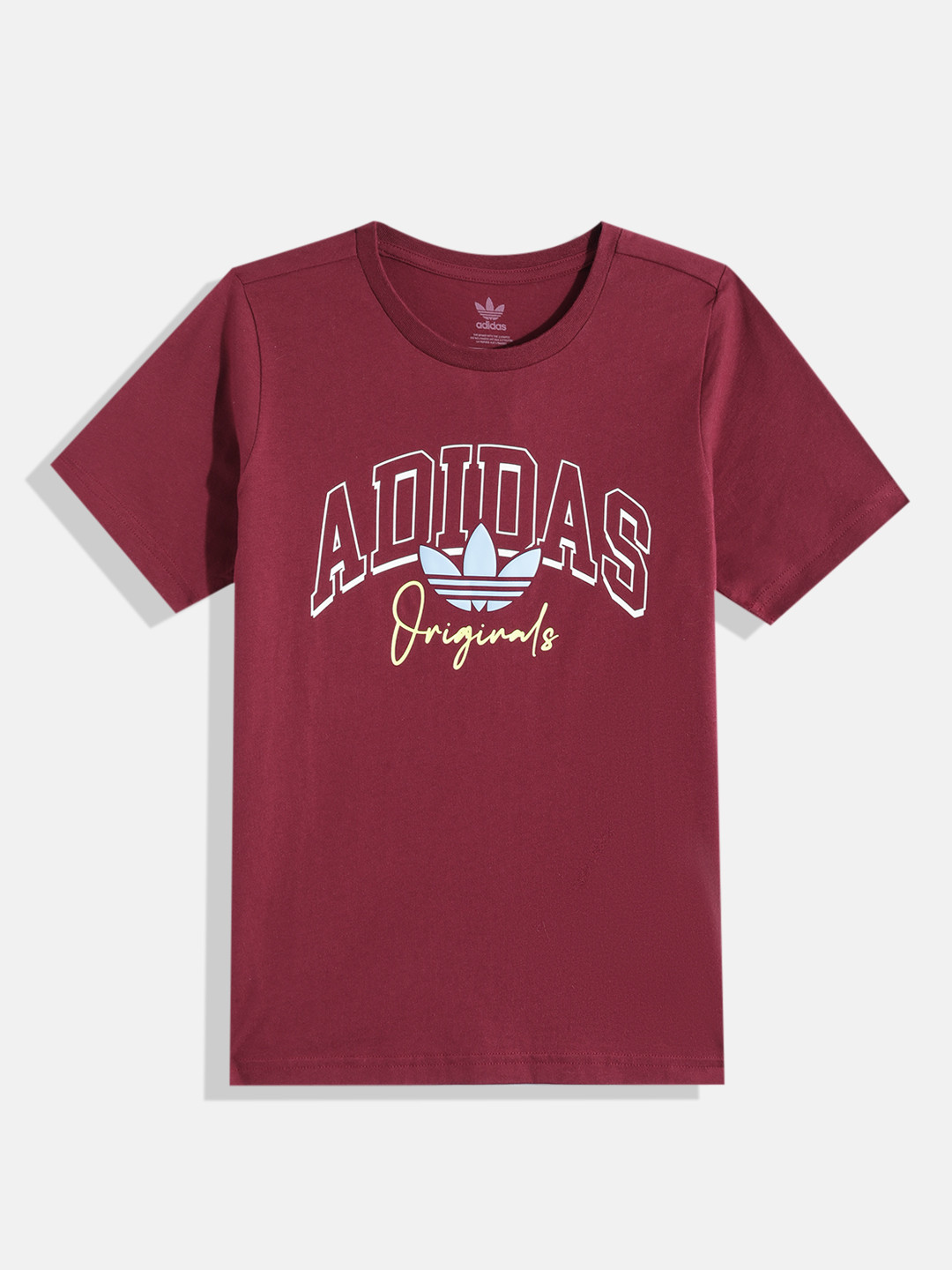 ADIDAS Kids Pure Cotton Brand Logo Printed TEE BF T-shirt