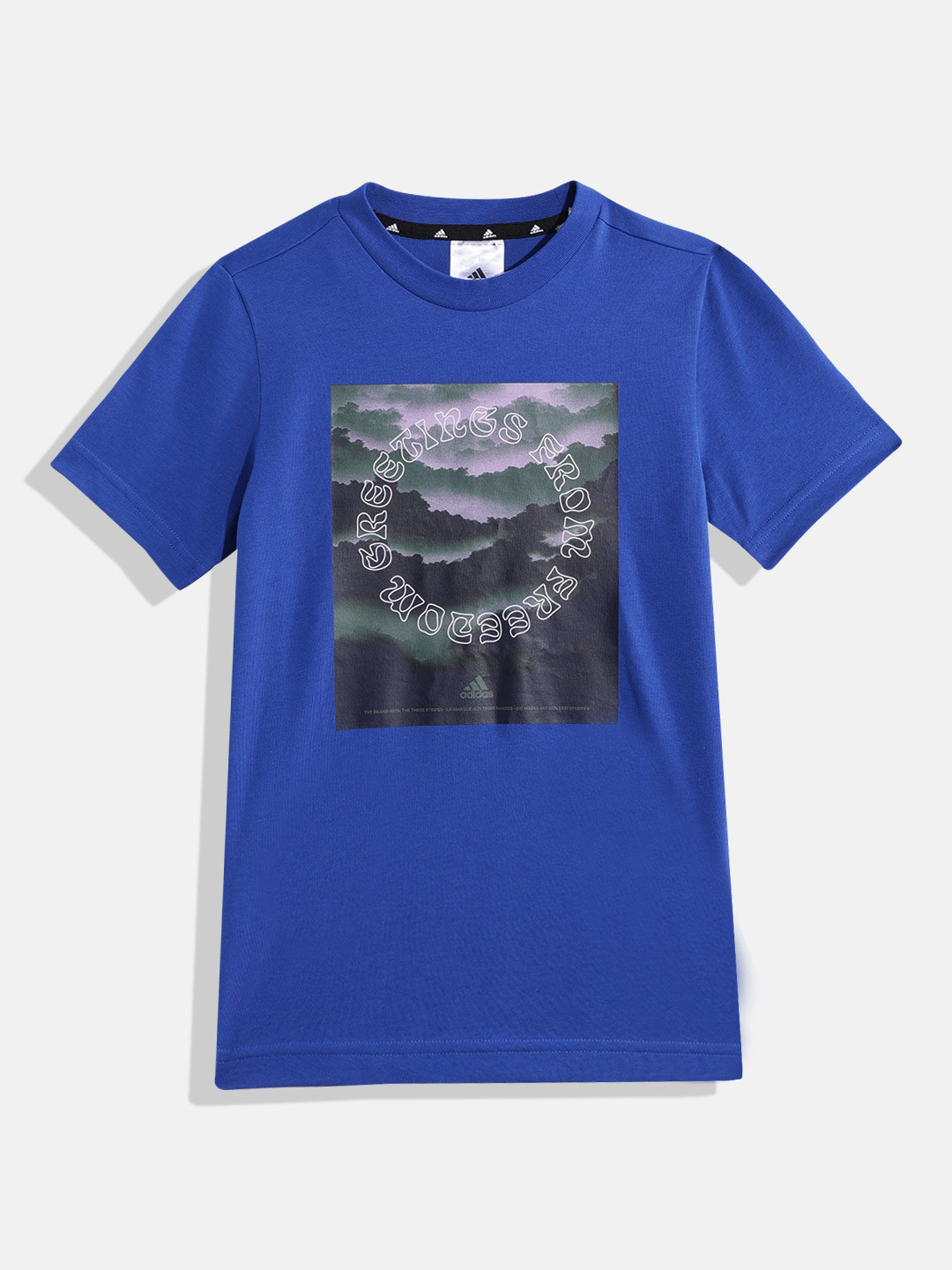 ADIDAS Boys Photographic Print T-shirt