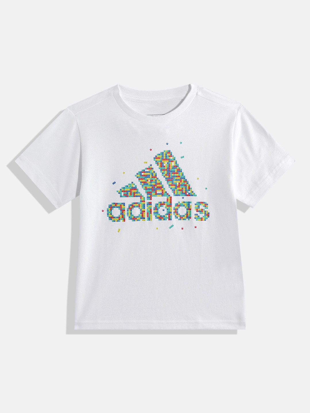 ADIDAS Kids Lego Brand Logo Printed Pure Cotton T-shirt